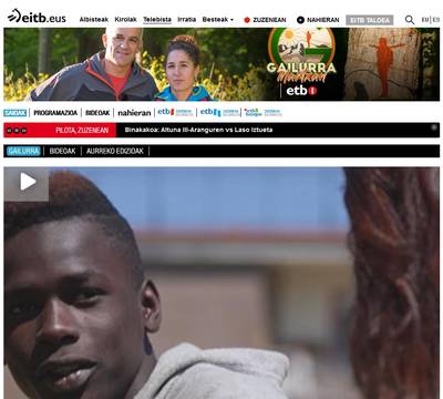 Seny Diop, Berriatuko Udalean praktiketan dabilen etorkin senegaldarra