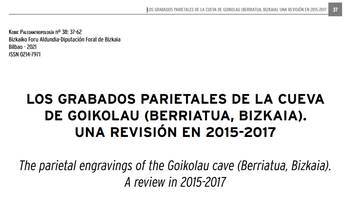 Los grabados parietales de la cueva de Goikolau (Berriatua, Bizkaia). Una revisión en 2015-2107