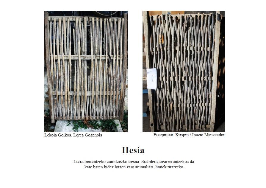 Hesia [Baserriko tresnak]
