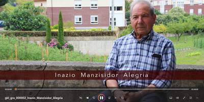 Kanpai deiak eta kofradiak: Inazio Manzisidor Alegriari elkarrizketa