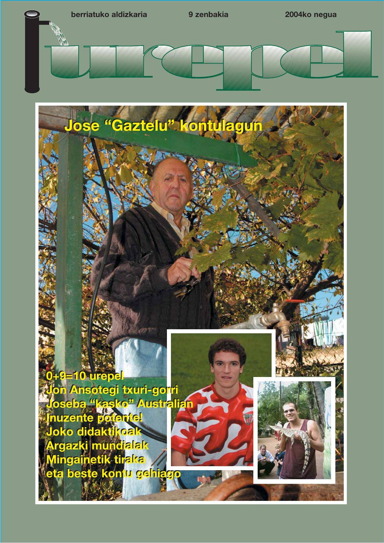 Urepel Berriatuko Aldizkaria, 9. zenbakia, 2004ko negua [Aldizkaria]