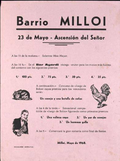 Barrio Milloi: 23 de Mayo - Ascensión del Señor [Kartela]
