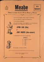 Meabe: Fiestas en honor de los Santos Cosme y Damián  [1973]