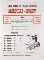 Gran Tirada de Pichón Artificial: Marquina-Jemein [1976]