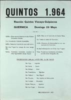 Quintos 1964: Reunión de quintos Vizcaya-Guipúzcoa. Guernica [1977]