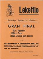 Lekeitio: Ichallenge Infantil de Ciclismo. Gran final [1973?]