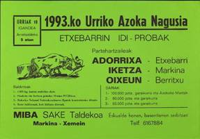 1993.ko Urriko Azoka Nagusia: Etxebarrin idi-probak [1993]