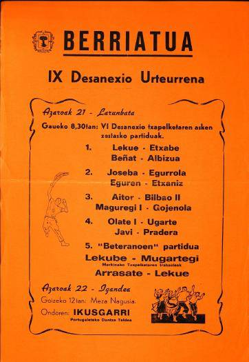Berriatua: IX Desanexio Urteurrena [1991] [Kartela]