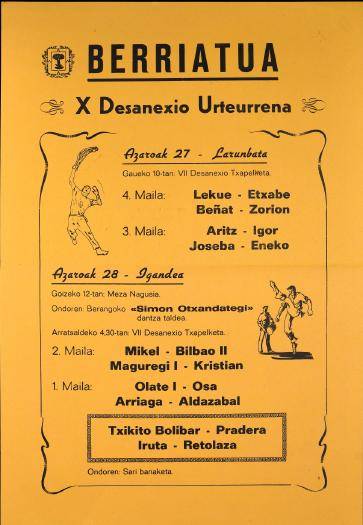 Berriatua: X Desanexio Urteurrena [1992] [Kartela]