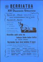 Berriatua: XIII Desanexio Urteurrena [1995]