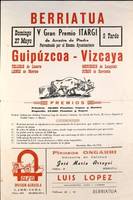 Berriatua. V Gran Premio "Itargi": Arrastre de piedra [1973]