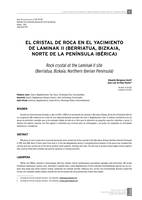 El cristal de roca en el yacimiento de laminak II (Berriatua, Bizkaia, norte de la península ibérica)