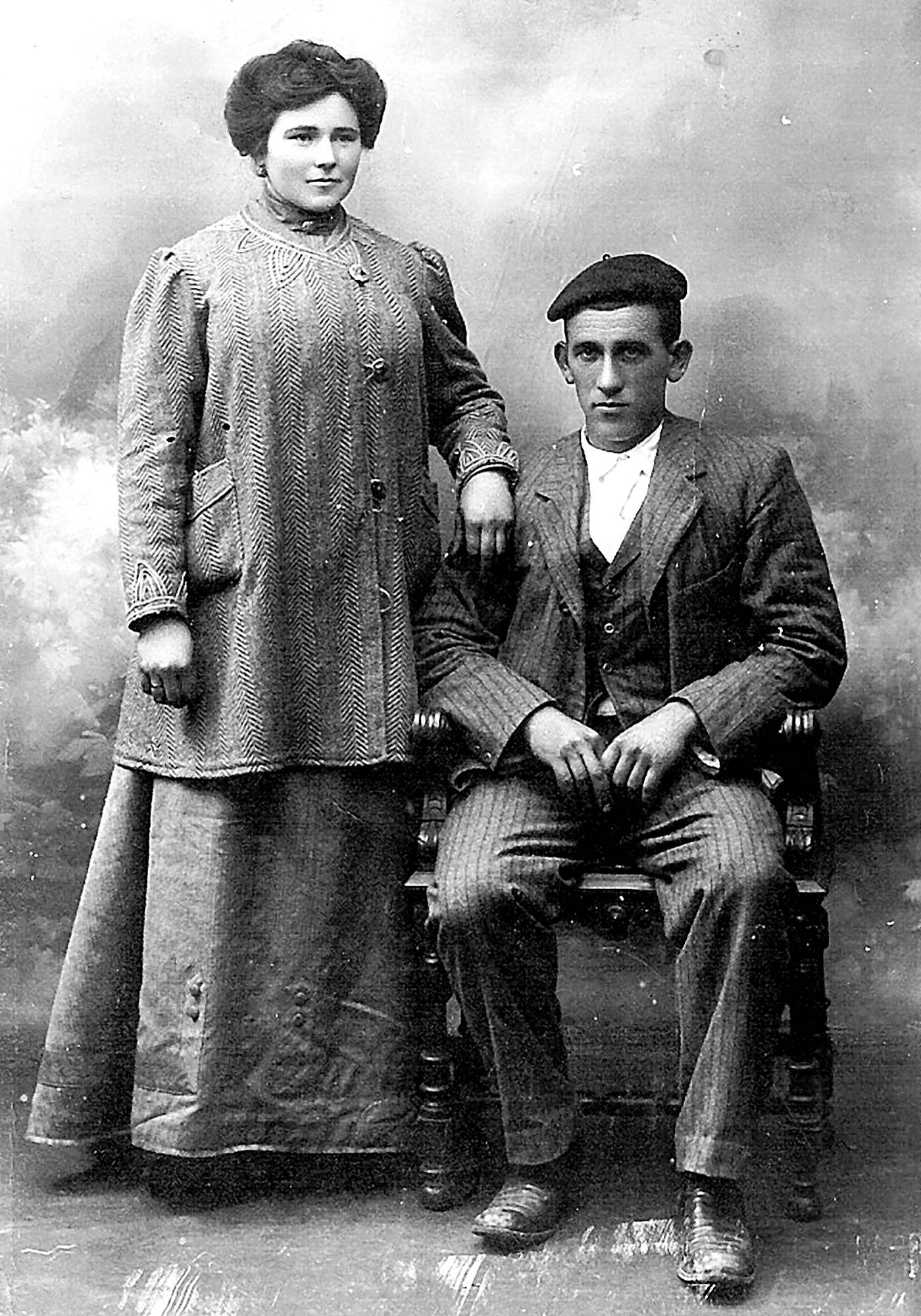 Saturnina Lizundia eta Jazinto Arriola Elgoibar, Arrixa baserrikoak [Argazkia]