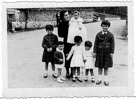 Erribera kalean, Rosarito Aldazabal Gasparreneko sendiarekin