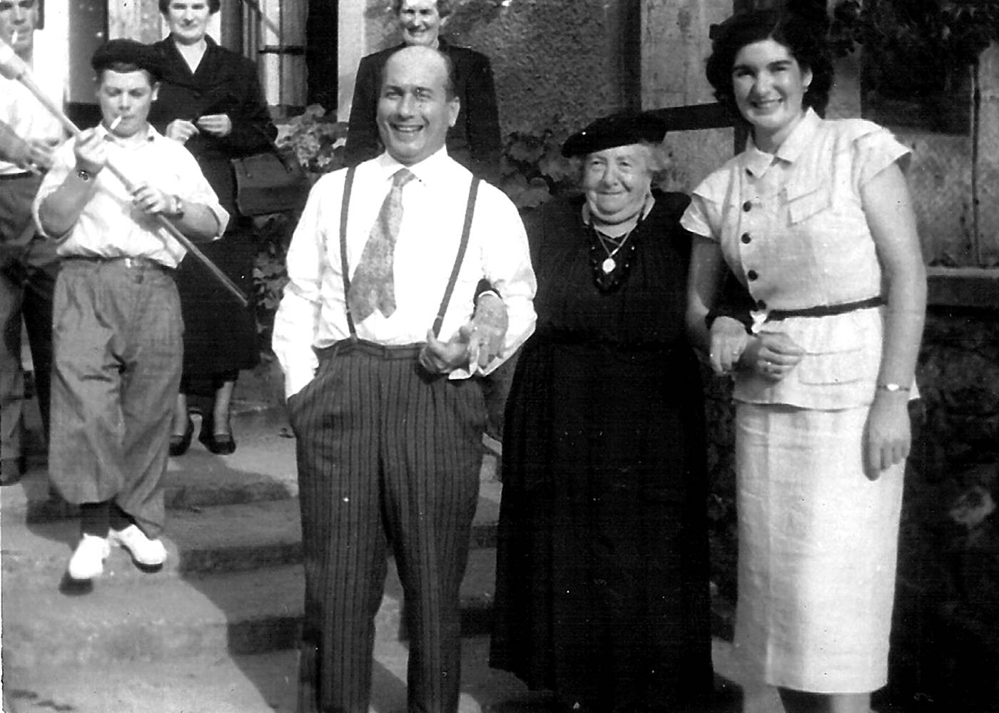 Pepe Garcia, Dominga Bermeosolo eta Maritxu Arriola. [Argazkia]