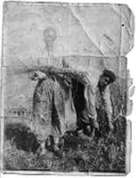 Zeleta baserri inguruko soloetan, Mari eta Manuel Kaltzakorta Gabiola