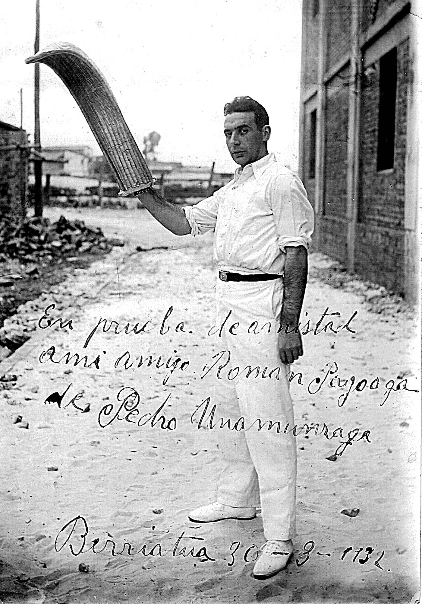 Pedro Unamunzaga Laka "Egi", zestalaria [Argazkia]