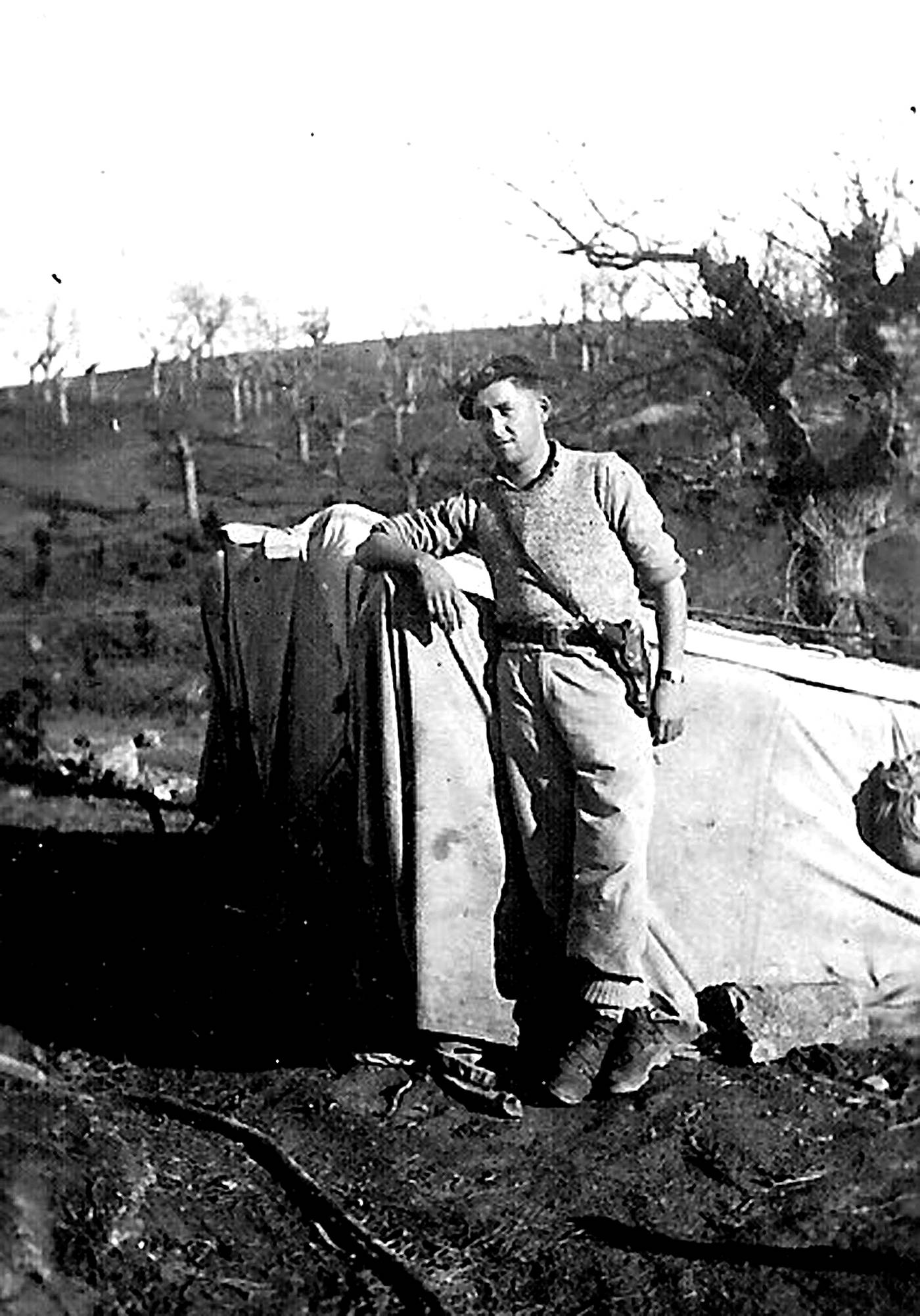 1936ko gerra. Jose Luis Bilbao, Mungia Batailoiko kidea. [Argazkia]