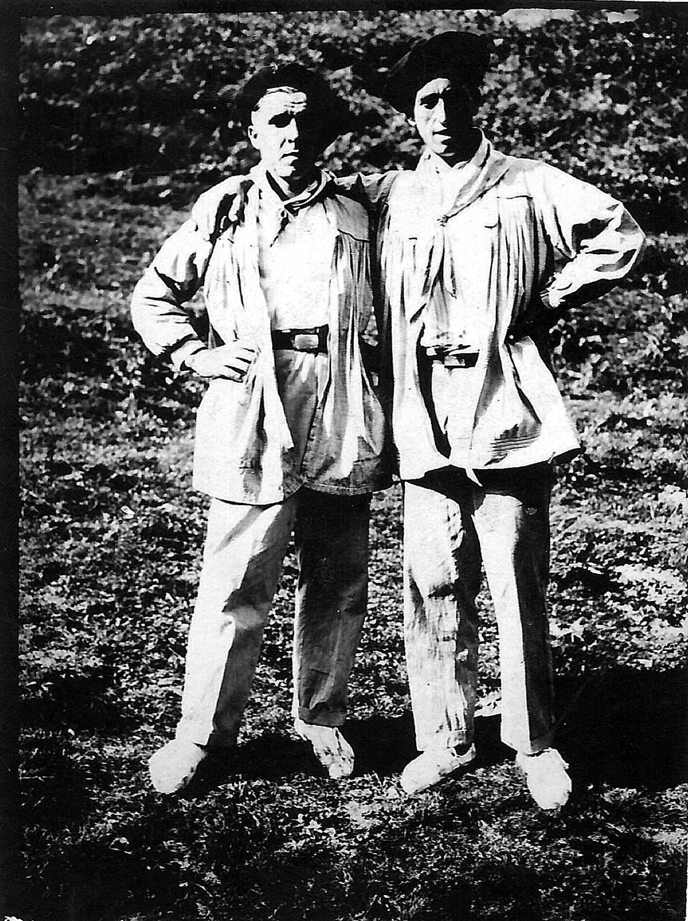 Santa Eufemin. Jose Gojenola Lekoia Goiko eta Martin Gojenola Lekoia Beko. [Argazkia]