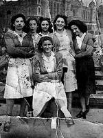 Markinako jaiak. Neska gazteak, taldeko argazkia