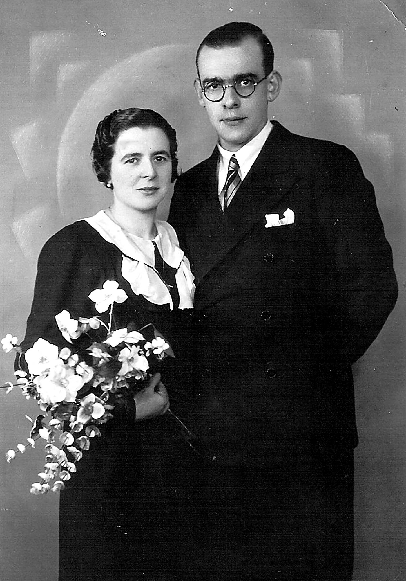 Juana Argoitia etaAugusto Laka, ezkontzako argazkia [Argazkia]