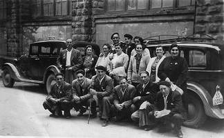 Urkiolan, herritarren taldeko argazkia